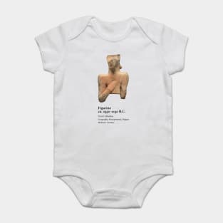 ancient ceramic figurine Baby Bodysuit